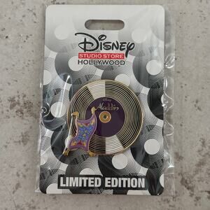 Disney Studio Store Hollywood DSSH Destination D23 Record Pin Aladdin